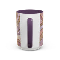 Pink Starlight Staffy Stained Glass Style Mug