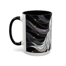 Night Wolf Stained Glass Style Mug