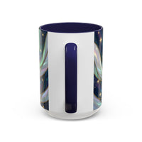 Aurora Glow Staffy Stained Glass Style Mug
