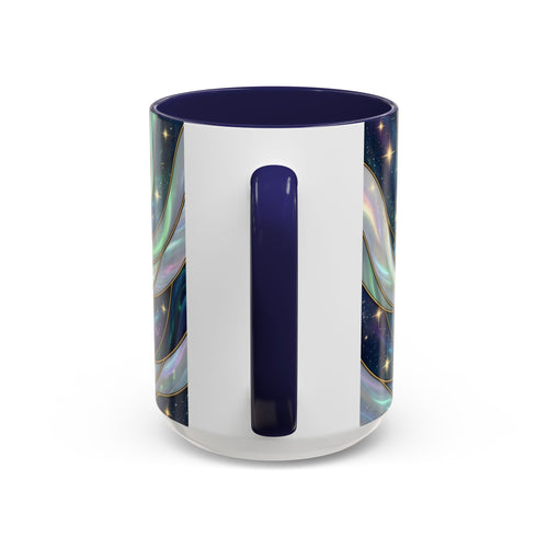 Aurora Glow Staffy Stained Glass Style Mug