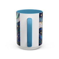 Celestial Staffy Stained Glass Style Mug