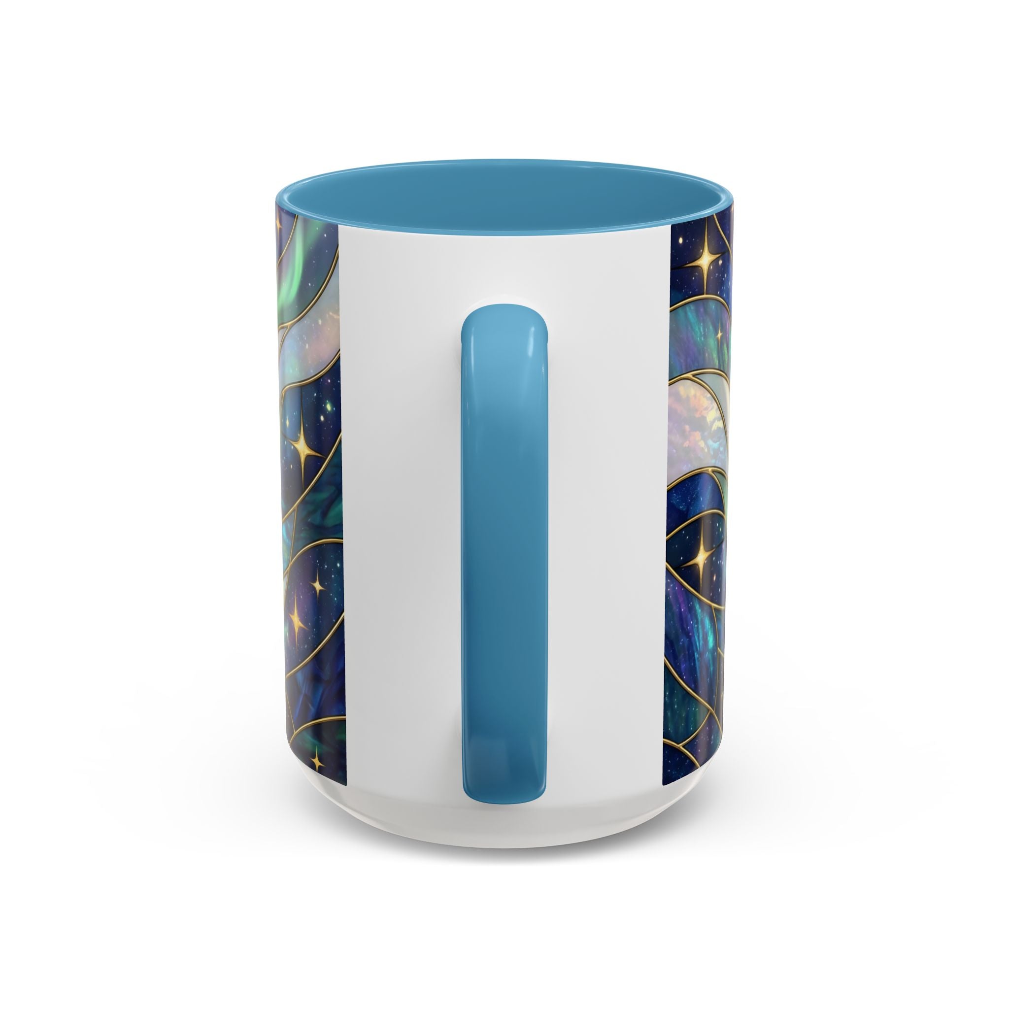 Celestial Staffy Stained Glass Style Mug