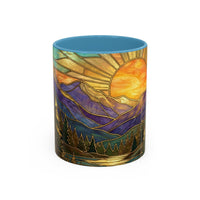 Sunrise Stained Glass Mug