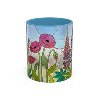 Wildflower Stained Glass Mug