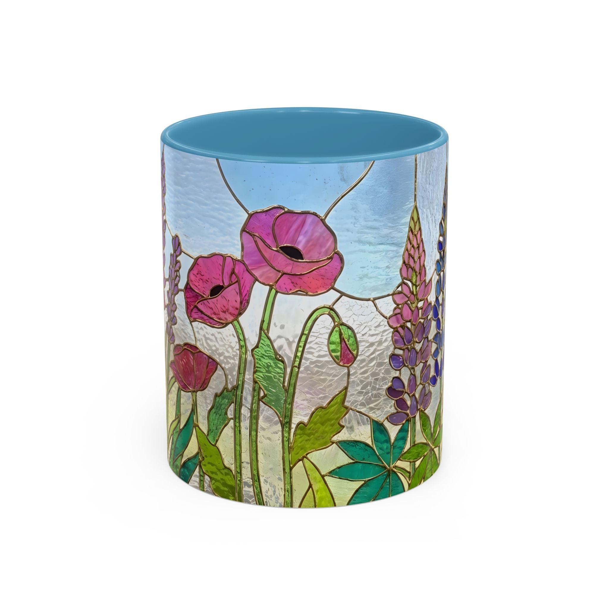 Wildflower Stained Glass Mug