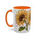 Sunflower Stained Glass Mug