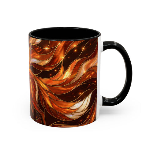 Ember Fox Stained Glass Style Mug