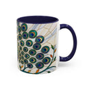 Classic Peacock Stained Glass Style Mug