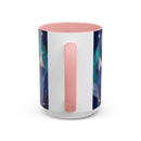 Crystal Wolf Stained Glass Style Mug