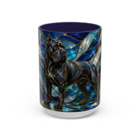 Celestial Cane Corso Stained Glass Style Mug
