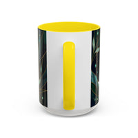 Teal Green Stained Glass Style Mug