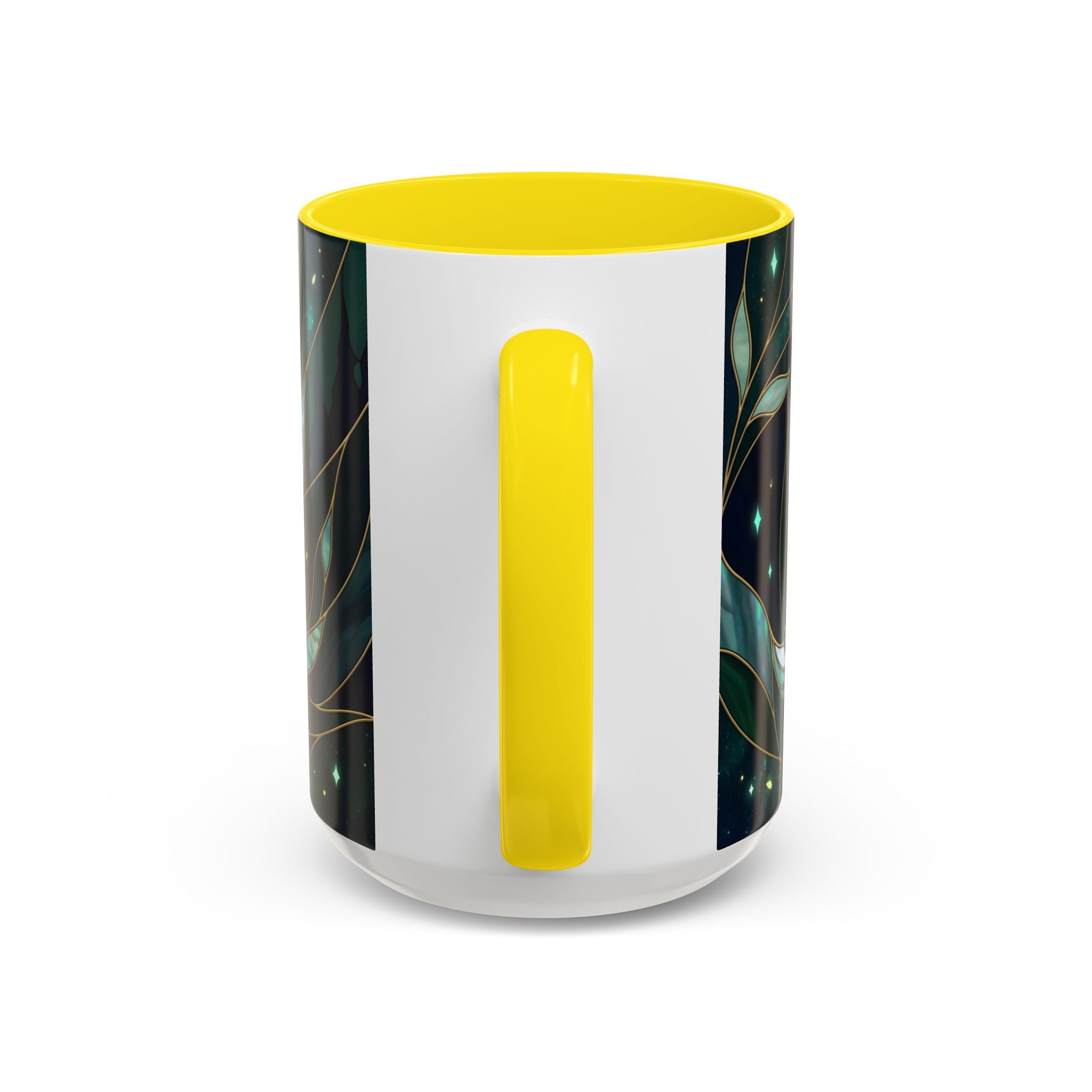 Teal Green Stained Glass Style Mug