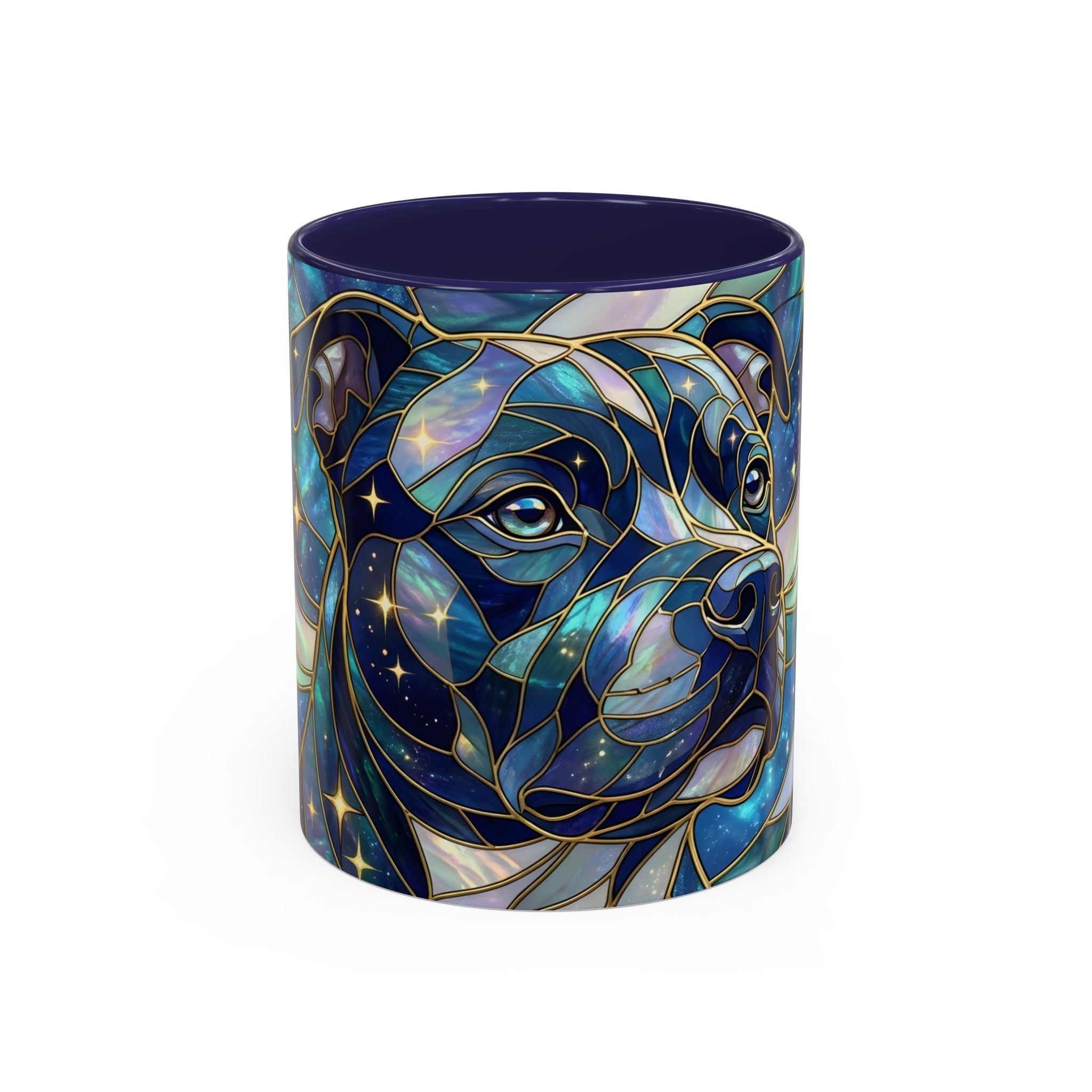Celestial Staffy Stained Glass Style Mug