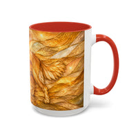Golden Glow Golden Retriever Stained Glass Style Mug