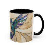 Harmony Hummingbird Stained Glass Style Mug