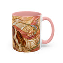 Blossom Cavalier King Charles Spaniel Stained Glass Style Mug