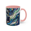 Celestial Staffy Stained Glass Style Mug