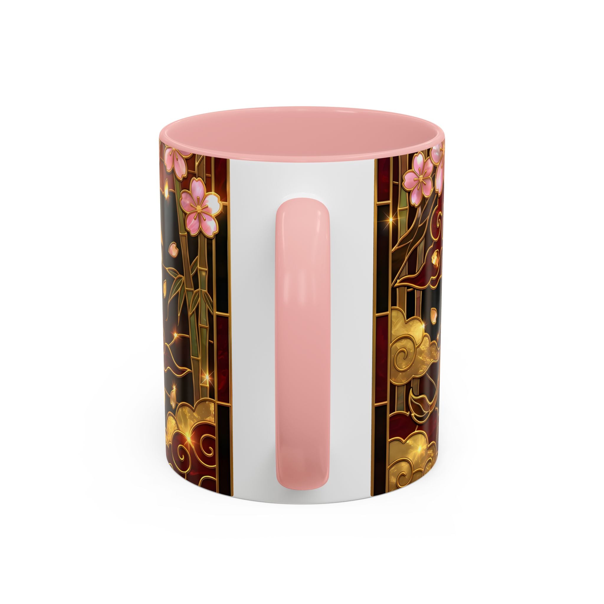 Sakura Lion Stained Glass Style Mug