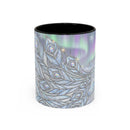 Aurora Peacock Stained Glass Style Mug