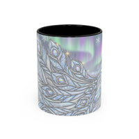 Aurora Peacock Stained Glass Style Mug