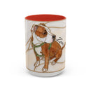 Custom Dog Portrait Stained Glass Style Mug