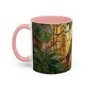Tropical Hummingbird Stained Glass Style Mug