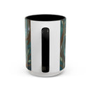 Forest Wolf Stained Glass Style Mug
