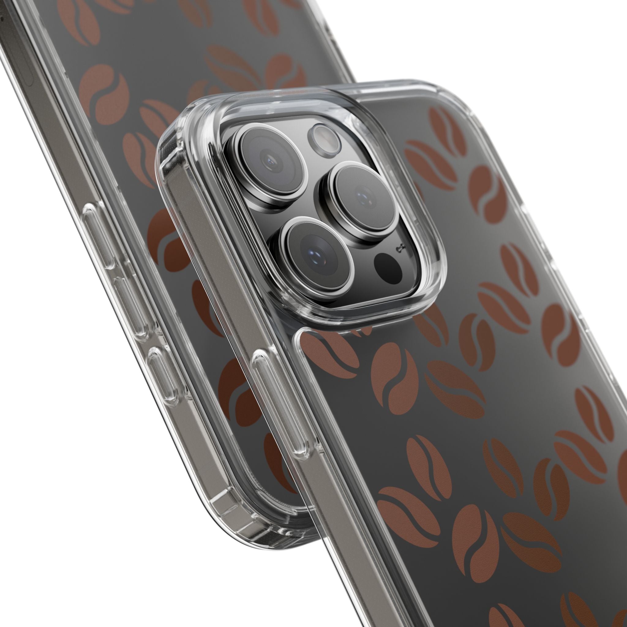 Coffee Beans Clear Phone Case
