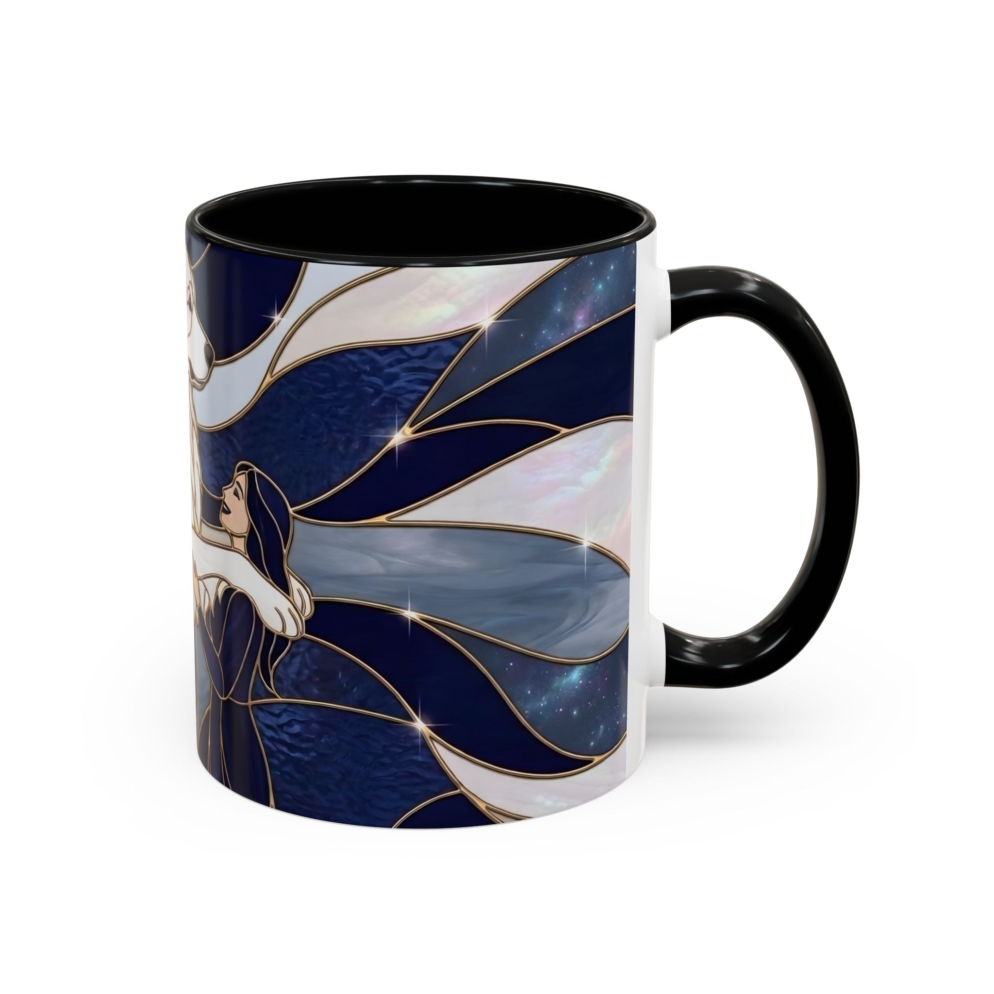Faithful Friend Great Pyrenees Stained Glass Style Mug
