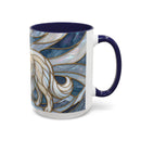 Moonlight Great Pyrenees Stained Glass Style Mug