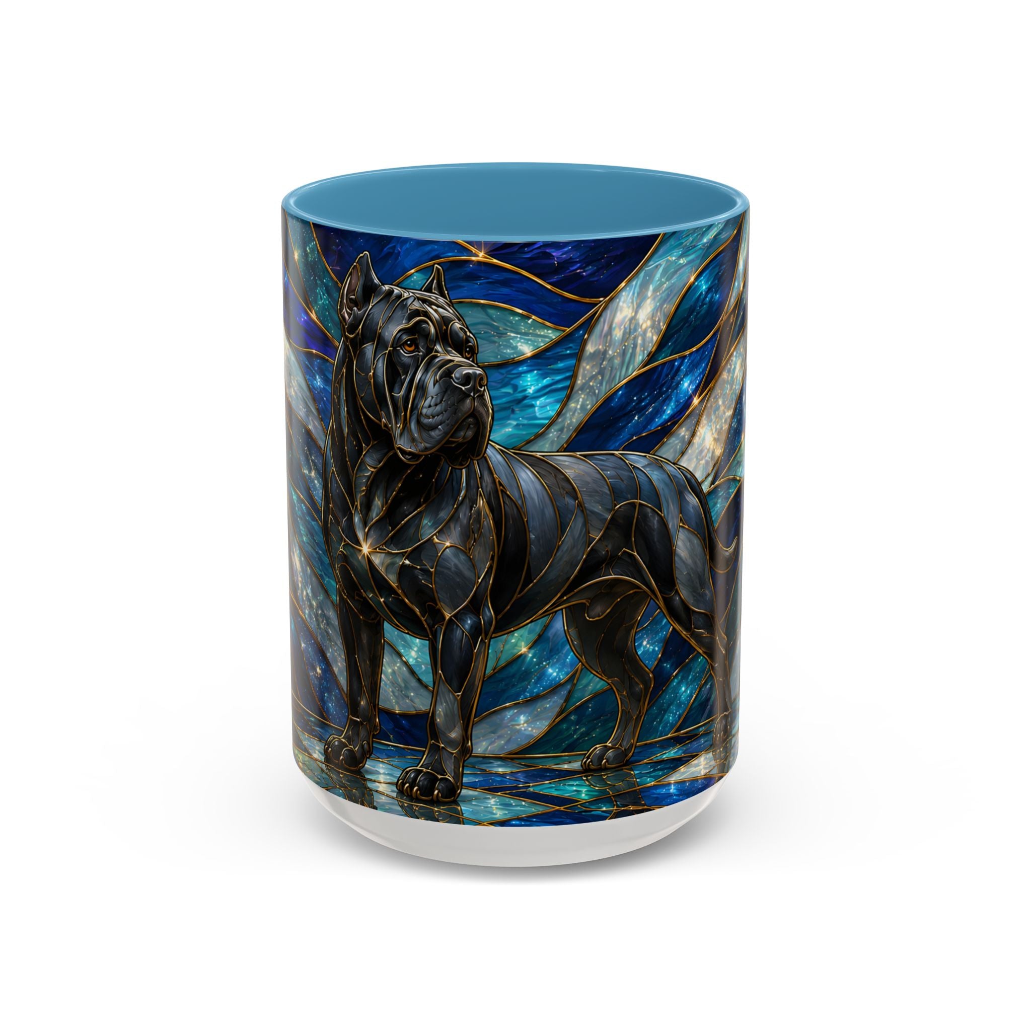 Celestial Cane Corso Stained Glass Style Mug