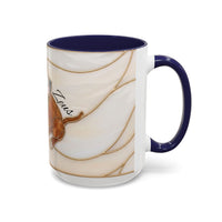 Custom Dog Portrait Stained Glass Style Mug