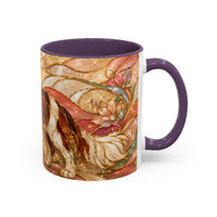 Blossom Cavalier King Charles Spaniel Stained Glass Style Mug