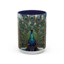 Peacock Stained Glass Mug