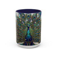 Peacock Stained Glass Mug