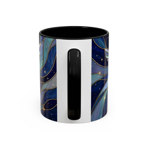 Midnight Hummingbird Stained Glass Style Mug