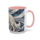 Moonlight Great Pyrenees Stained Glass Style Mug