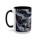 Celestial Lion Stained Glass Style Mug