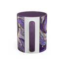 Purple Lion Stained Glass Style Mug