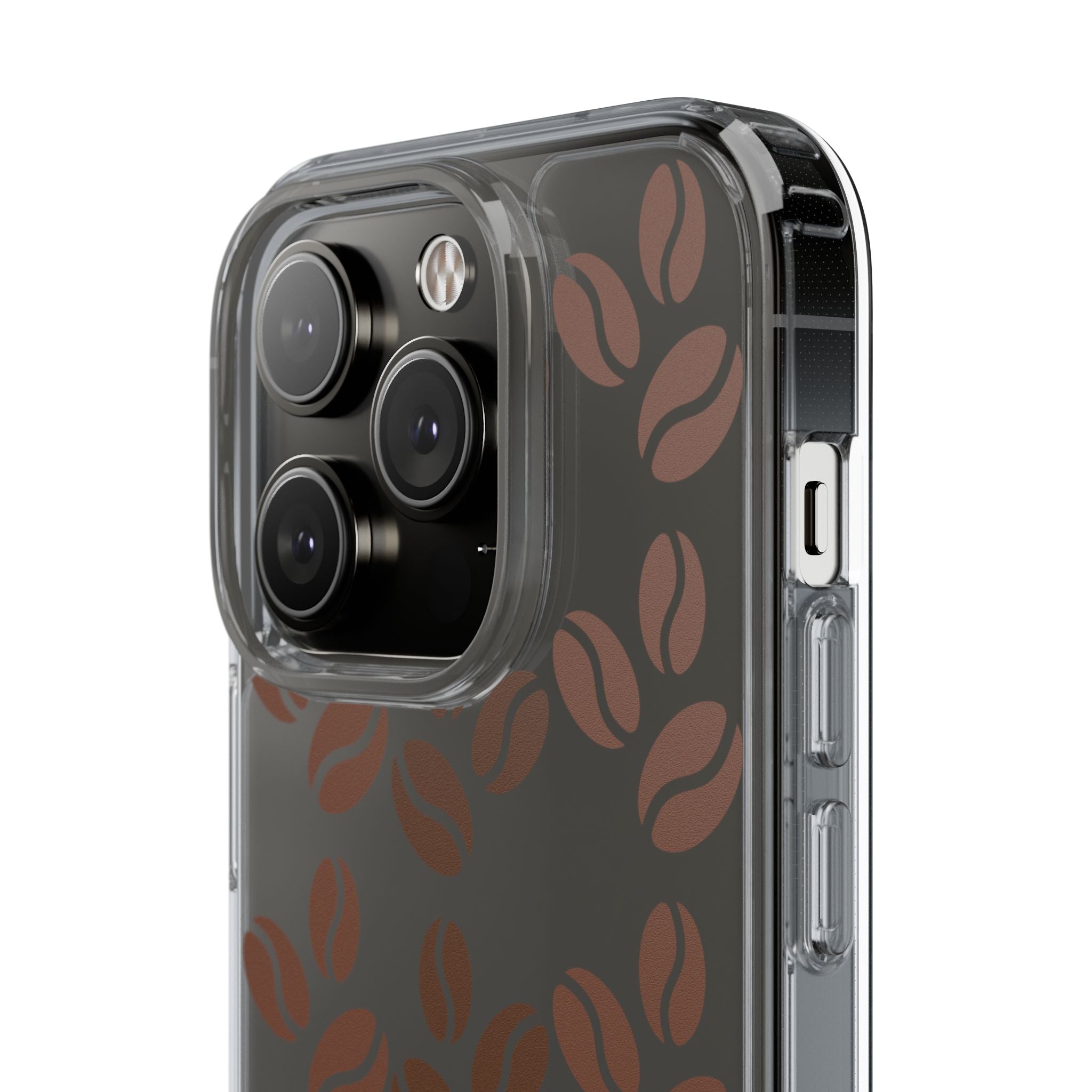 Coffee Beans Clear Phone Case