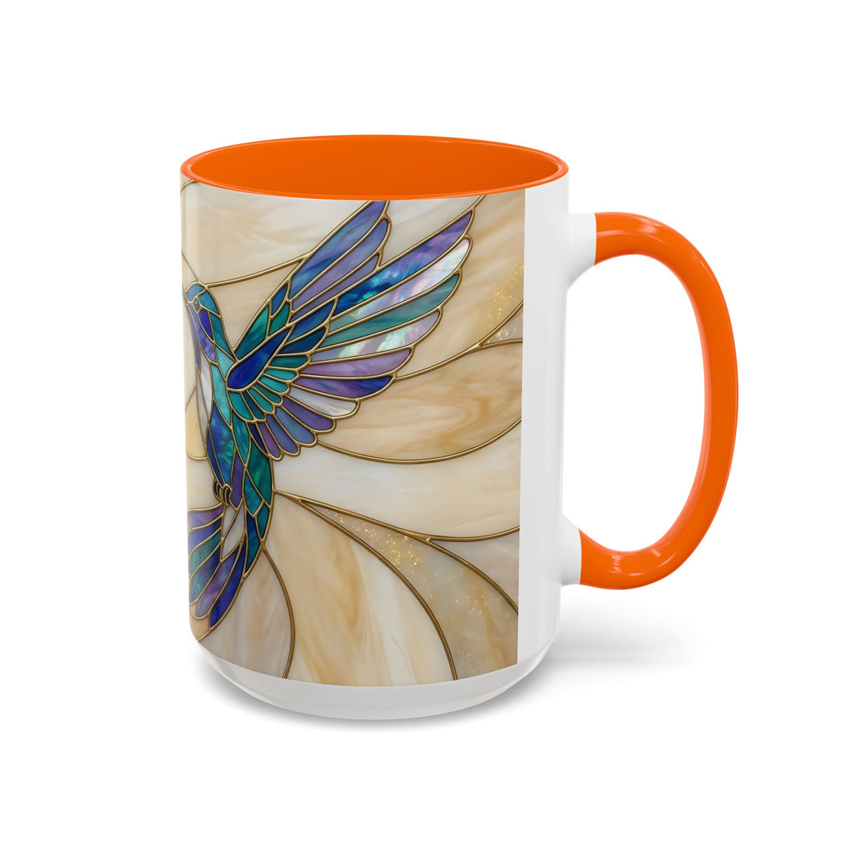 Harmony Hummingbird Stained Glass Style Mug