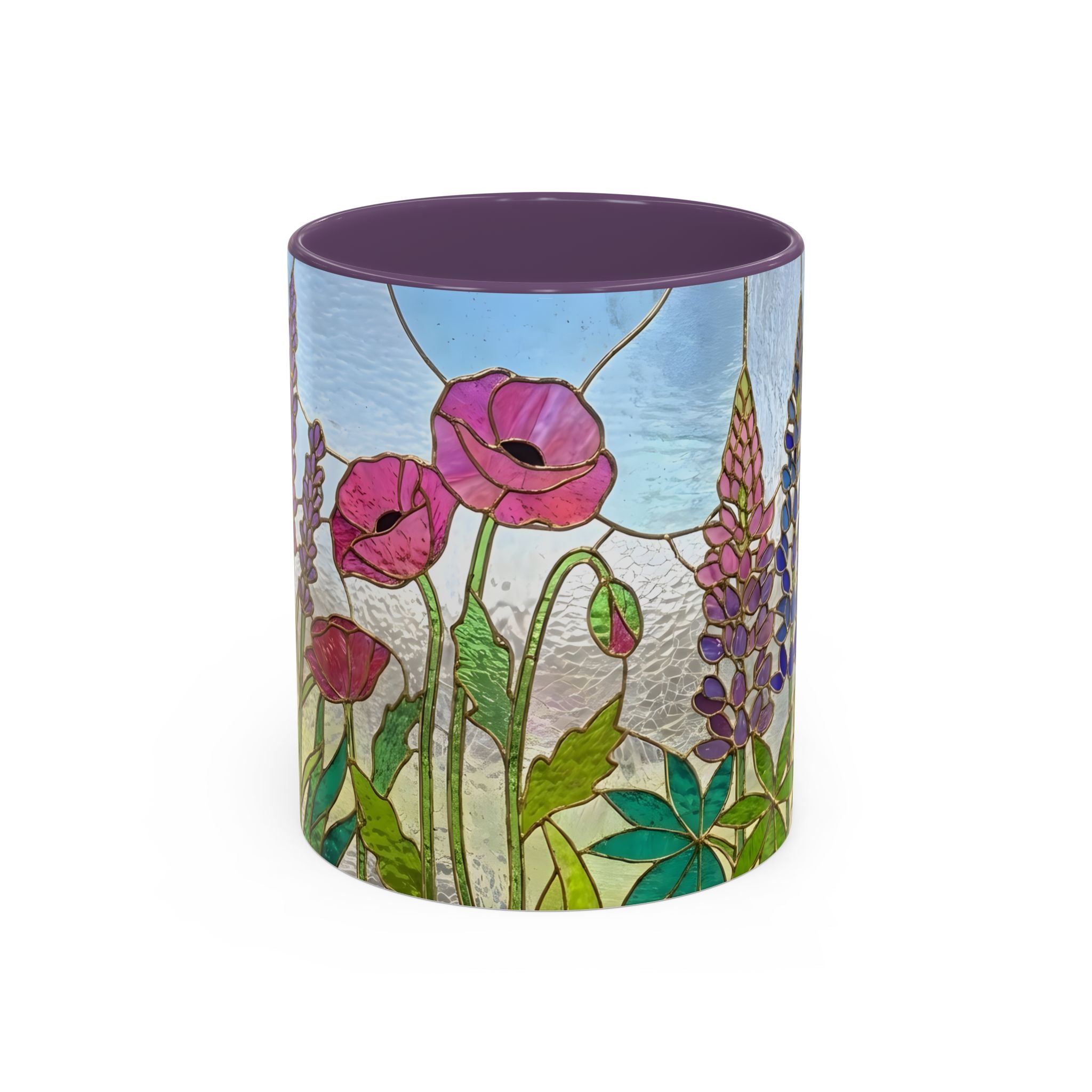 Wildflower Stained Glass Mug