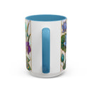 Flying Peacock Stained Glass Style Mug