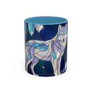 Crystal Wolf Stained Glass Style Mug