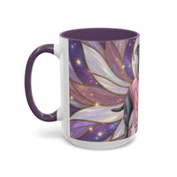 Rose Glow Staffordshire Bull Terrier Stained Glass Style Mug
