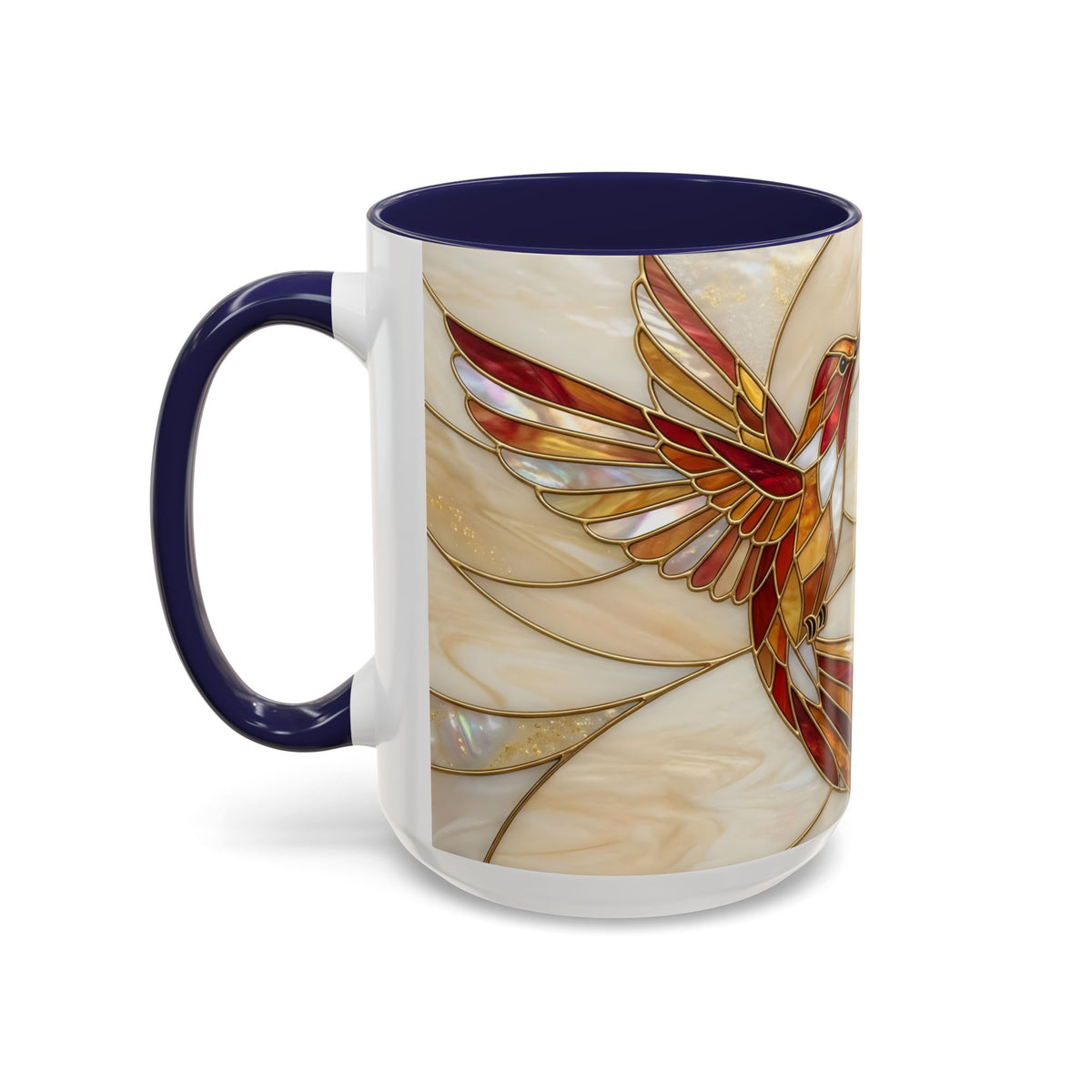 Harmony Hummingbird Stained Glass Style Mug