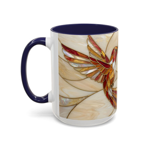 Harmony Hummingbird Stained Glass Style Mug