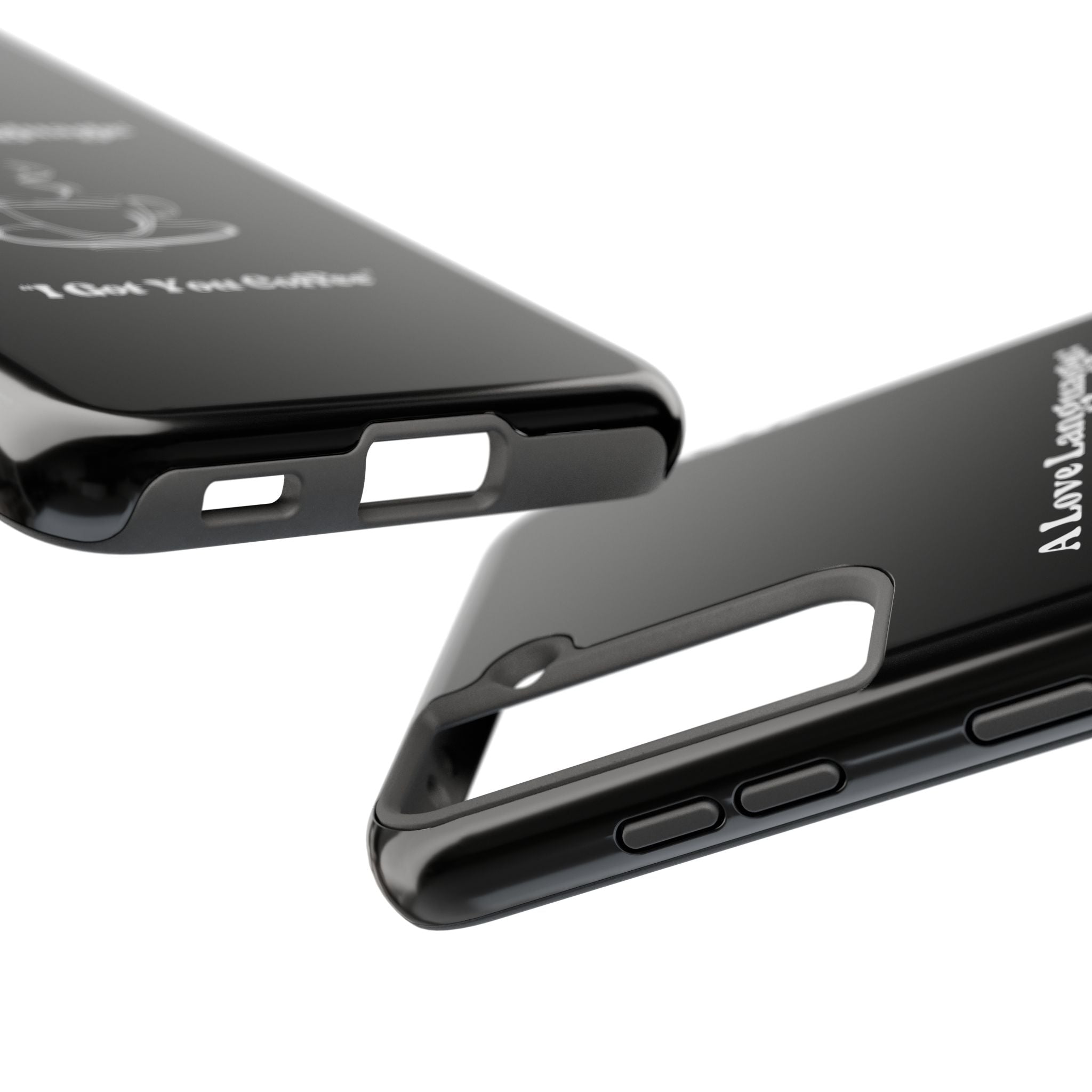 A Love Language Black Phone Case