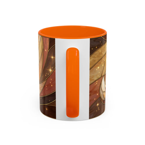 Honey Light Fox Stained Glass Style Mug