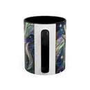 Starlight Wolf Stained Glass Style Mug